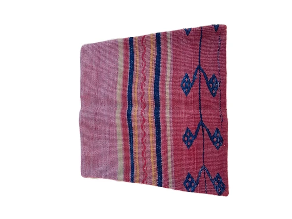 El Dokuma Yün Kilimden Üretilmiş Kırlent Yastık Kılıfı (40x40 cm) ürün görseli 1