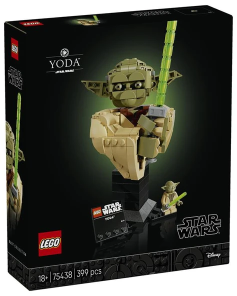 Lego Star Wars Klonların Saldırısı Yoda Büstü 399 Parça 75438 ürün görseli 1