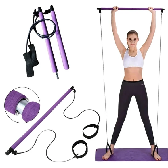 Jimnastik Çubuğu Plates Barı Taşınabilir Spor Ve Egzersiz Aleti ürün görseli 1