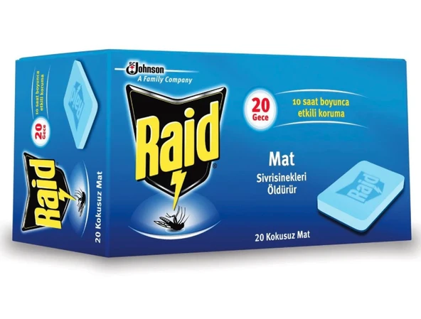 Raid Elektro Mat 20li Tablet ürün görseli 1
