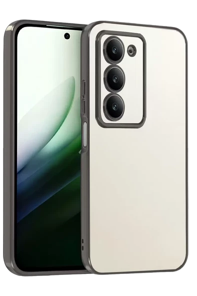 Newface Xiaomi Redmi 15 4G Razer Lensli Silikon - Titan Gri ürün görseli 1