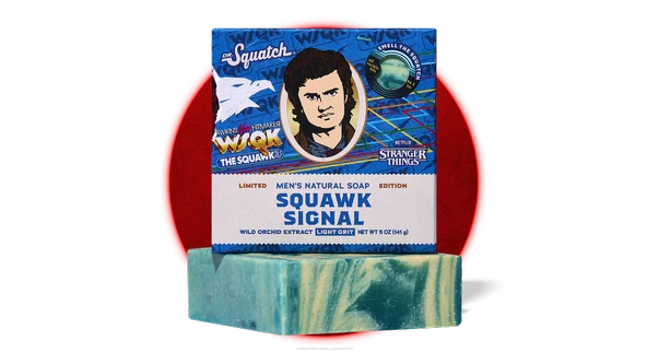 Dr. Squatch Stranger Things Squawk Signal Kalıp Sabun 141GR ürün görseli 1