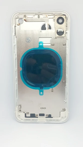 Apple İphone 11 uyumlu Kasa Gümüş - Resim 4