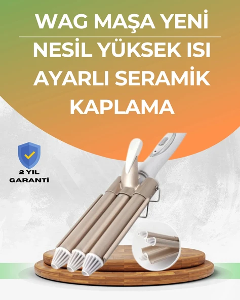 Nevamel Profesyonel Kullanıma Uygun Bukle Maşası ürün görseli 1