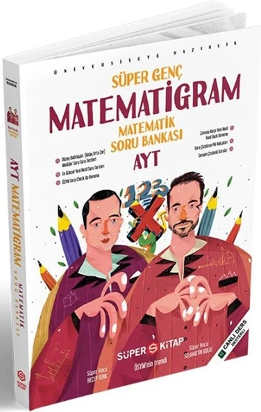 AYT Matematik Süper Genç Matematigram Soru Bankası Süper Kitap Yayınları ürün görseli 1
