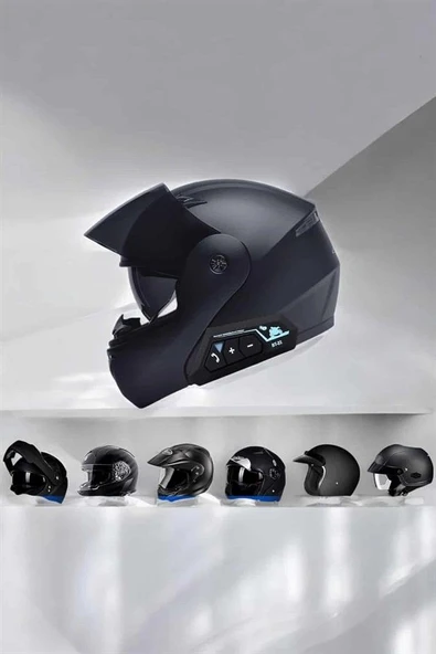 Nevamel Kask Kulaklığı Motosiklet Intercom Interkom Dinleme Konuşma Özellikli Su Geçirmez ürün görseli 1
