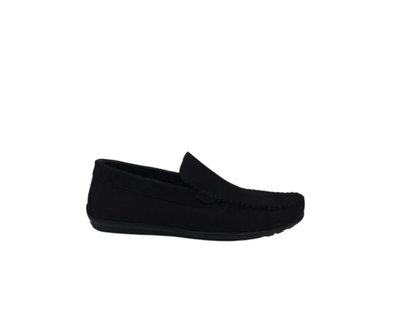 Modesa 271 Erkek Siyah Nubuk Deri Loafer Ayakkabı ürün görseli 1