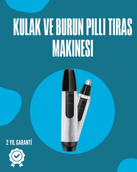 Nevamel Pil ile Çalışan Kulak Burun ve Kaş Tımar Cihazı ürün görseli 1