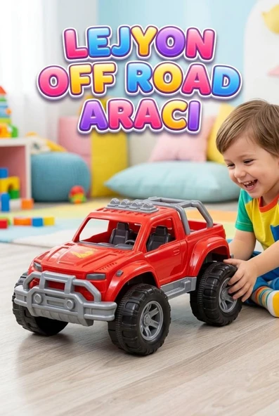 Legion Safari 36 CM Off-Road Çocuk Arazi Aracı - Dayanıklı Sportif Tasarımlı Oyuncak Araba ürün görseli 1