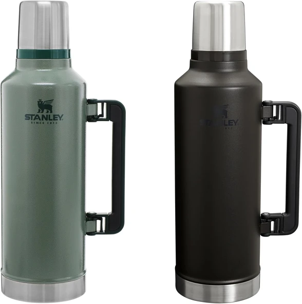 Stanley Klasik Vakumlu Çelik Termos 2.3 L Yeşil - Resim 5