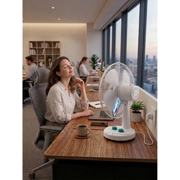 VANTİ KCF295 MASAÜSTÜ VANTYLATÖR 40W - Resim 3