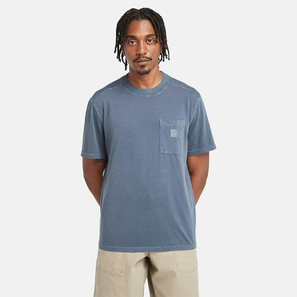 Timberland MERRYMACK RIVER Garment Dye Chest Pocket Erkek Tişört TB0A5VDH4331 ürün görseli 1