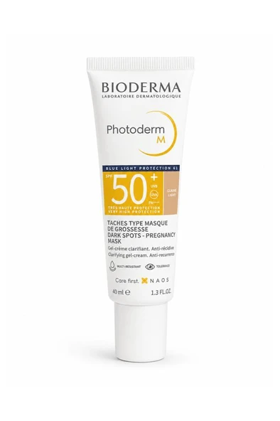 Photoderm M Light SPF50+ Koyu Leke ve Mavi Işığa Karşı Çok Yüksek Korumalı Renkli Yüz Güneş Kremi 40 ml ürün görseli 1