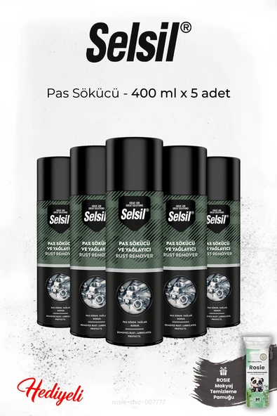 Selsil Pas Sökücü 400 ml x 5 adet ve Rosie ürün görseli 1
