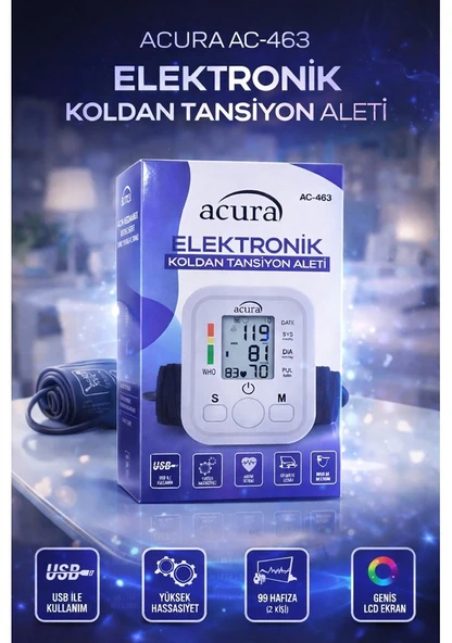 Acura Ac-463 Çift Kullanıcılı Koldan Tansiyon Aleti ürün görseli 1