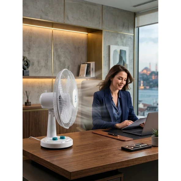 VANTİ KCF295 MASAÜSTÜ VANTYLATÖR 40W - Resim 4