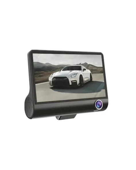 Nevamel® Araç DVR Kamera Çift Lensli 4 İnç Ekranlı G Sensörlü - Resim 2