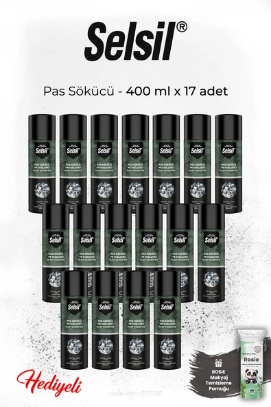Selsil 17'li Pas Sökücü 400 ml ve Rosie ürün görseli 1