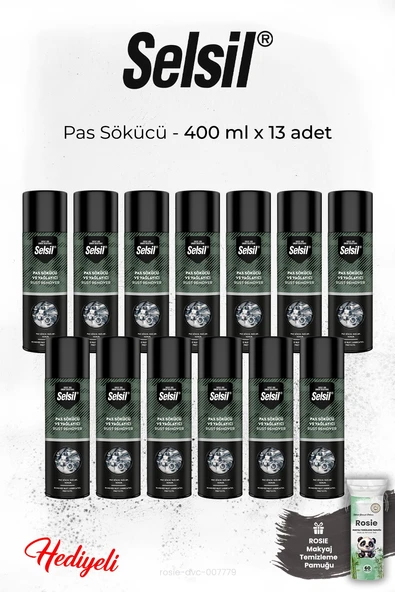 13 adet Selsil 400 ml Pas Sökücü ve Rosie ürün görseli 1