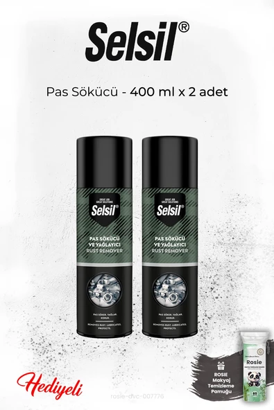Selsil Pas Sökücü 400 ml x 2 adet ve Rosie ürün görseli 1