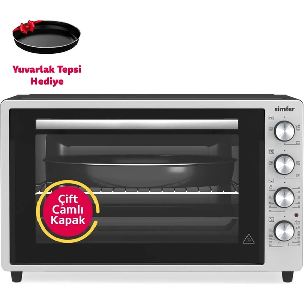 Simfer 7033 Inox 70 lt Turbo Midi Fırın ürün görseli 1