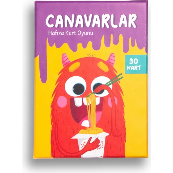 Melimelek Canavarlar Hafıza Kart Oyunu ürün görseli 1