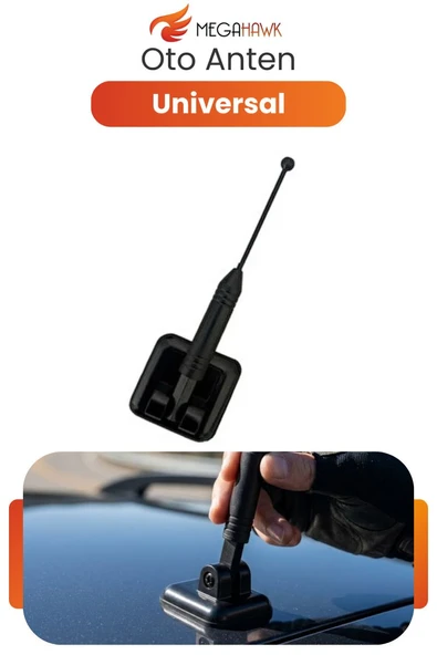 Araç Tavan Anteni Universal Oto Anten Güçlü Çekim Kolay Montaj Harici Radyo Anteni ürün görseli 1