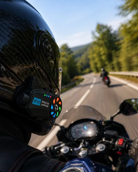 Nevamel® Motosiklet Kask Kamera Sistemi Gece Görüş Destekli Bluetooth ve Uzun Pil ürün görseli 1