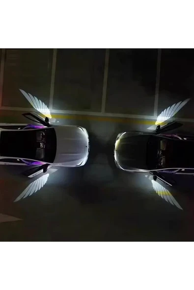 Melek Kanatlı Led Işığı Projektör - Resim 5