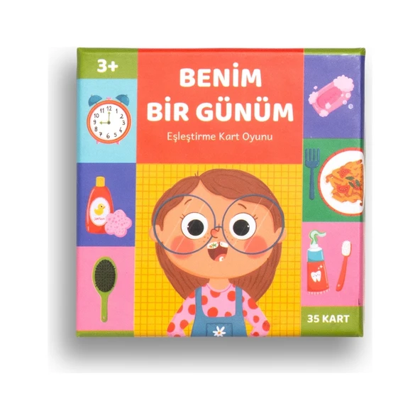 Melimelek Benim Bir Günüm Eşleştirme Kart Oyunu ürün görseli 1
