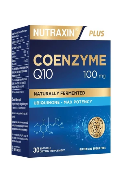 Nutraxin Koenzim Q10 30 Yumuşak Kapsül ürün görseli 1