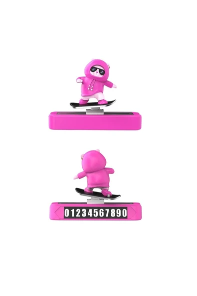 Numaratör aksesuar panda pembe-beyaz / ICSE29-1 ürün görseli 1