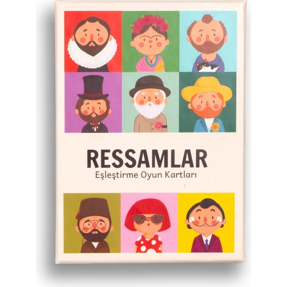 Melimelek Ressamlar Eşleştirme Oyun Kartları ürün görseli 1