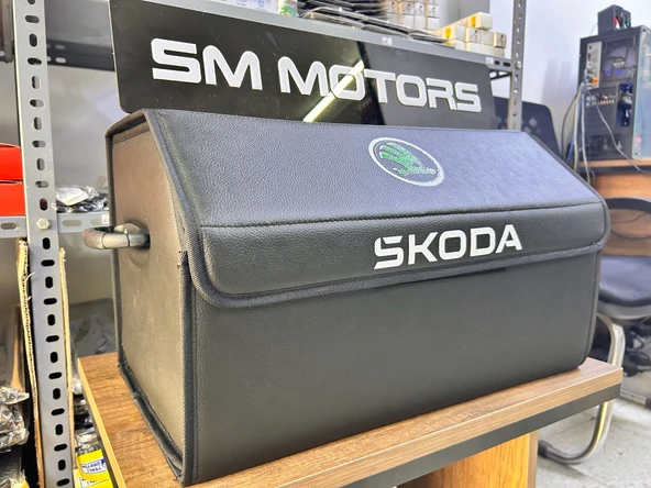SKODA SUNİ DERİ BAGAJ ORGANİZER ürün görseli 1
