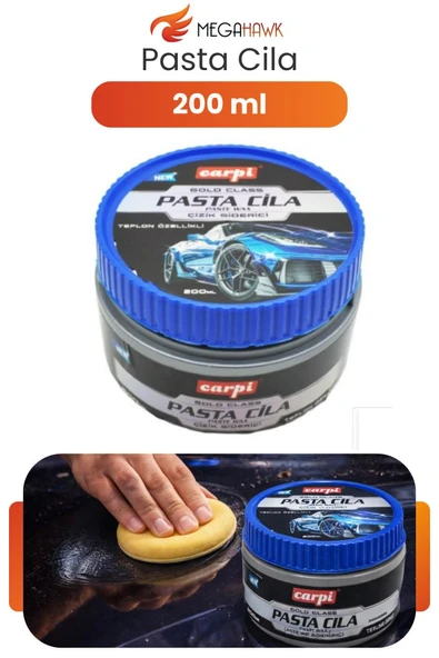 Pasta Cila 200 ml Çizik Giderici Parlatıcı Teflon Katkılı Süngerli Set Mavi ürün görseli 1