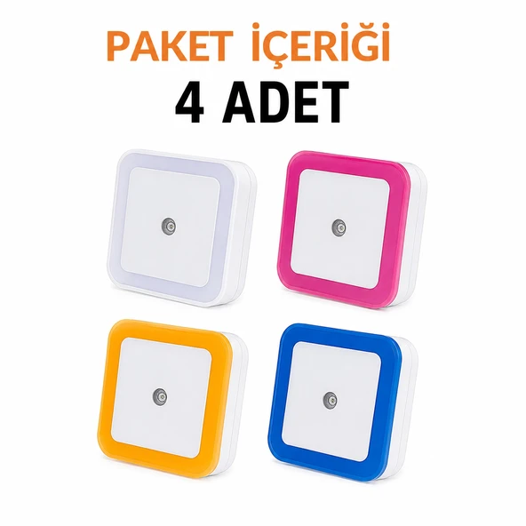 FOTOSELLİ GECE LAMBASI 4 lü ürün görseli 1