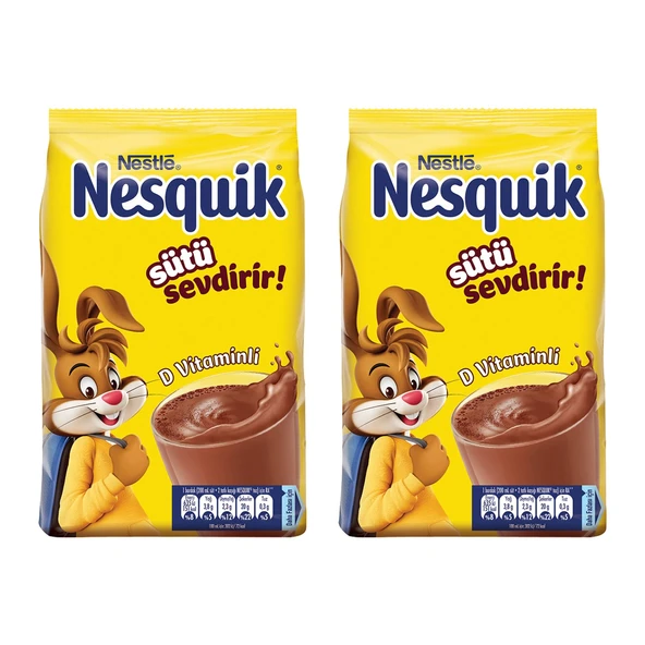 Nesquik Kakaolu Toz İçecek 375 gr x 2 Adet ürün görseli 1