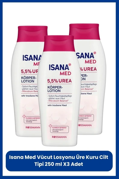 Vücut Losyonu Üre Içerikli Çok Kuru Cilt Tipi 250 ml 3'lü ürün görseli 1