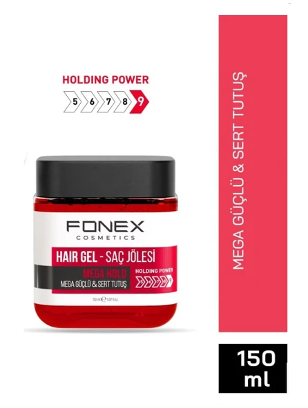 Fonex Saç Jölesi Mega Güçlü Sert 150 Ml Yeni Ambalaj ürün görseli 1
