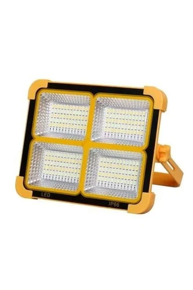 Volemi V-017 200w Üç Renk Taşınabilir Şarjlı Solar Projektör Güneş Enerjili ürün görseli 1