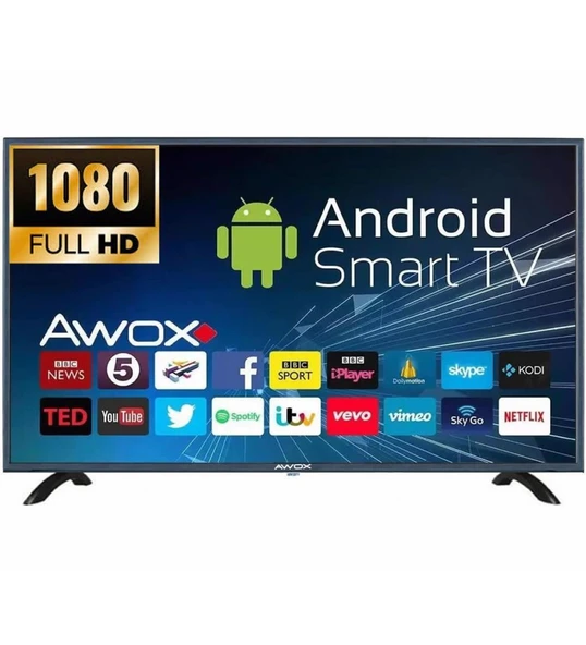 Awox B234300 43" Full HD Uydu Alıcılı Smart Led TV ürün görseli 1