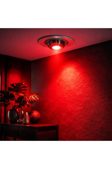 GU10 LED Ampul 7W 630 Lümen Kırmızı Işık Renkli Spot Ampul ürün görseli 1