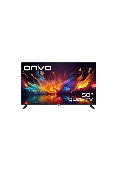 Onvo 50OVF9001UQ 4K Ultra HD 50" 127 Ekran Uydu Alıcılı Google Smart QLED TV ürün görseli 1