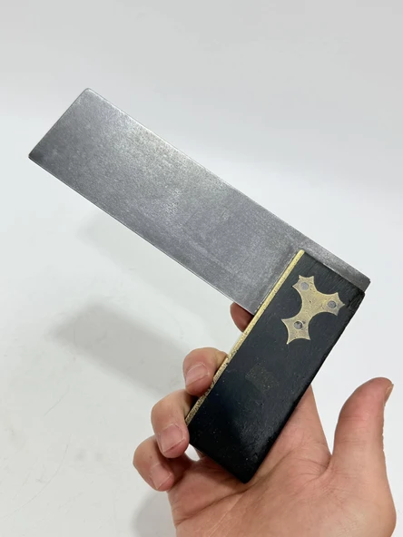 Antika Ahşap Marangoz Gönyesi 15cm 003 - Resim 3