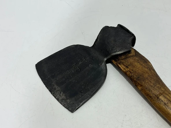 Sheffield Dövme Çelik Antika Balta 39cm 003 - Resim 3