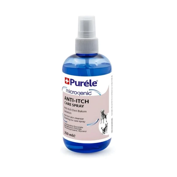 Purele Kedi Ve Köpekler İçin Kaşıntı Giderici Koruyucu Sprey 250 ML ürün görseli 1