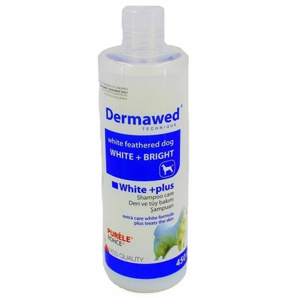 Purele Dermapet Beyaz Kedi ve Köpek Şampuanı 450 ml ürün görseli 1