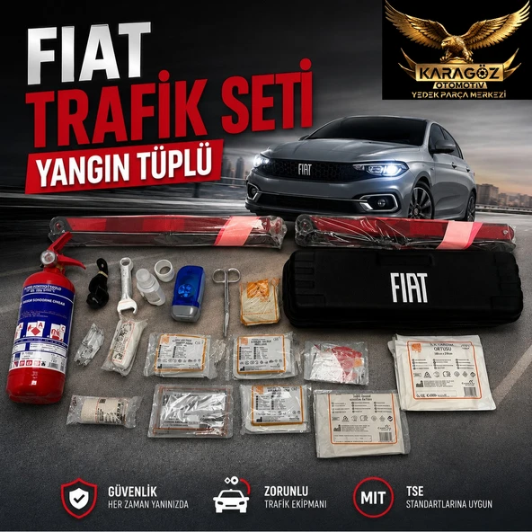 Trafik Seti Yangın Tüplü Fiat Orjinal 55108602 ürün görseli 1