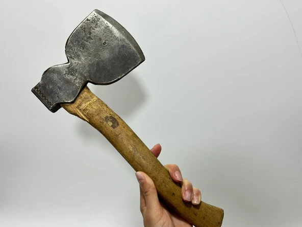 Dövme Çelik Antika Balta 31cm 011 - Resim 4