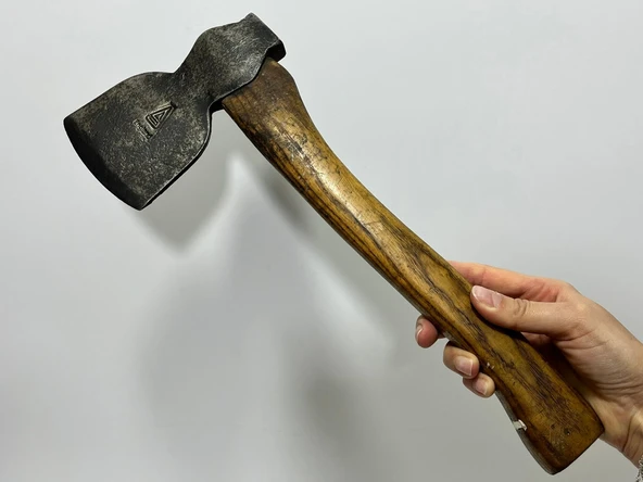 Dövme Çelik Antika Balta 35cm 009 - Resim 4